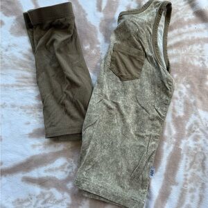 Fletch Bamboo Tan Tank Top and Shorts Set 3T